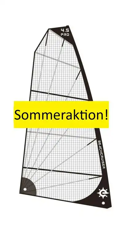 BeachCruiser Segel für Strandsegler "Sommeraktion" 4.5 m²