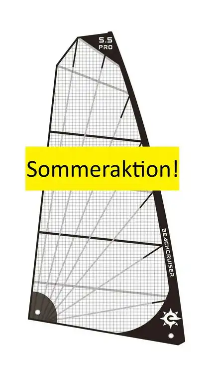 BeachCruiser Segel für Strandsegler "Sommeraktion" 5.5 m²