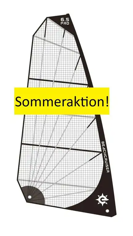 BeachCruiser Segel für Strandsegler "Sommeraktion" 6.5 m²