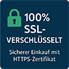 Icon 100% SSL verschlüsselt