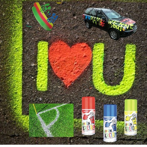 Produktbild von Sprühkreide