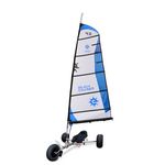BeachCruiser Segel für Strandsegler 4.5 qm weiß/blau 