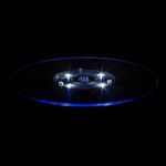 Sonnenfänger LED &quot;Solardisc&quot; Scheibe Magic 25 cm blau inkl. 1.50 m 