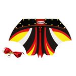 Stuntglider Skytrix 30 cm x 30 cm schwarz/rot/gelb Kunststoff Glider 