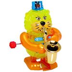 Aufziehfigur Dizzy Katze mit Saxophon - Aufziehfigur zum Sammeln 
