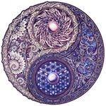 UNIDRAGON - Mandala der übergreifenden Gegensätze (25 x 25 cm 