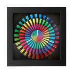 CleverClocks - moderne dekorative Design-Tischuhr/Wanduhr Spectrum 