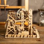 Robotime - DIY Kugel- und Zahnradbahn MARBLE CLIMBER (DIY Murmelbahn 